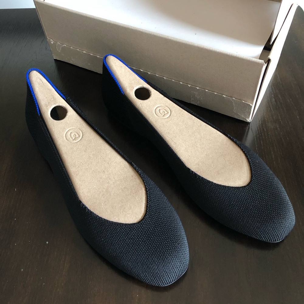 Rothy's The Square in Black - Size 9 - Brand New!